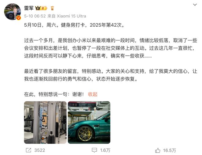 雷军的低谷期与新能源车的中年危机(图1)